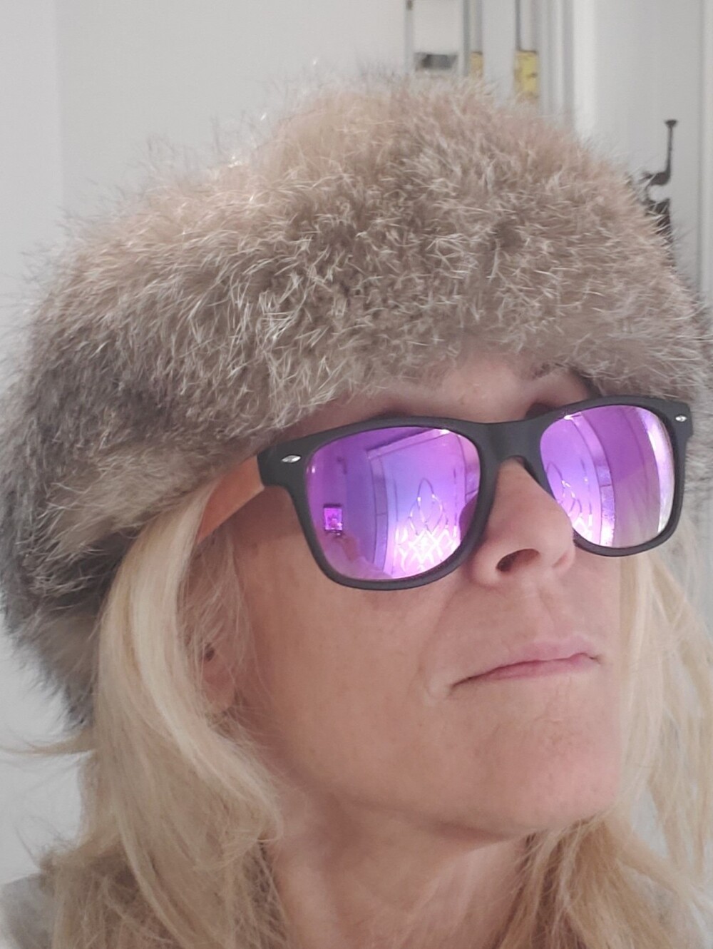 Crystal Fox Real Fur Headband Neck Warmer Collar